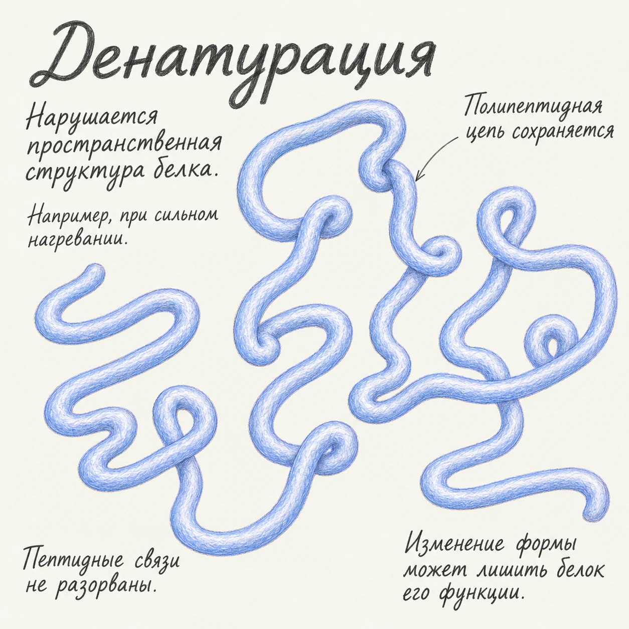 Денатурация белка
